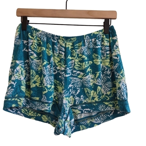 Joyspun Women's Green Pajama Boxer Shorts Size Small - Picture 1 of 3